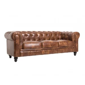 mobiliario-contract-sofa chester 3 plazas similpiel cuero viejo